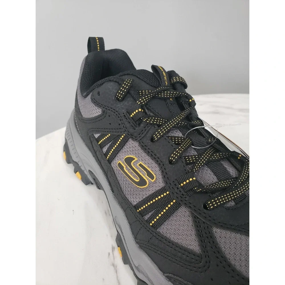 NEW NO BOX SZ 9 - Skechers Shoes Trail Hike Sport Black‎ Memory Foam Lace 237527